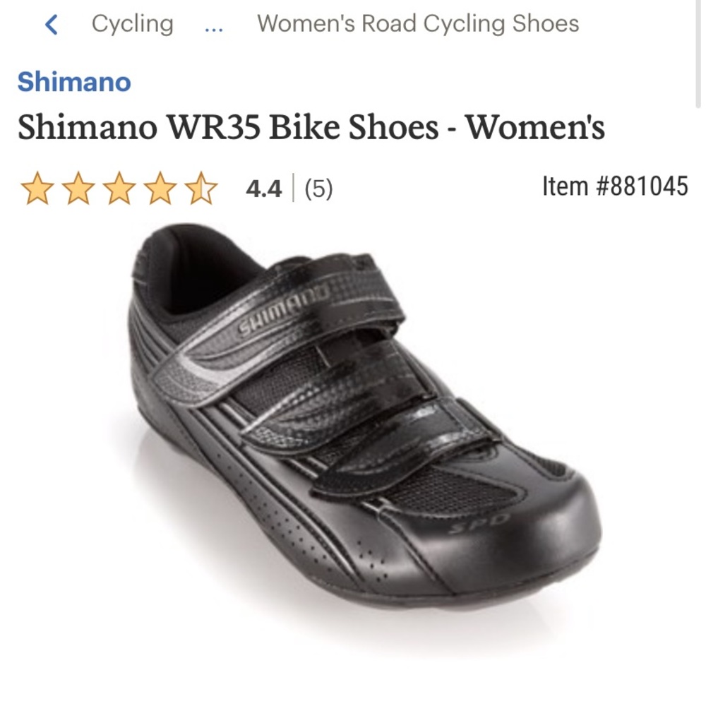 Brand new Shimano spin/cycle shoe + cleats